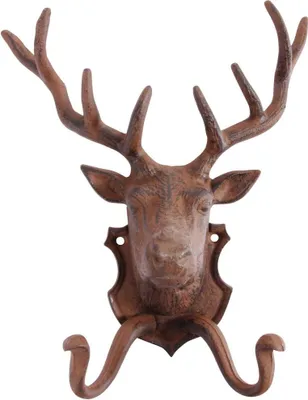Produktbild von Esschert Design 2er Wandhaken Hirsch; DB42