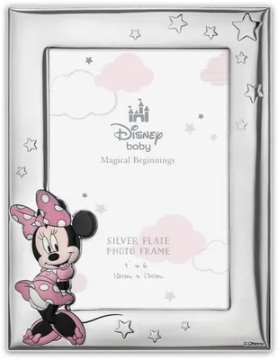 Produktbild von ZEP DI2205 Baby Bilderrahmen Minnie silber glänzend 10x15 cm