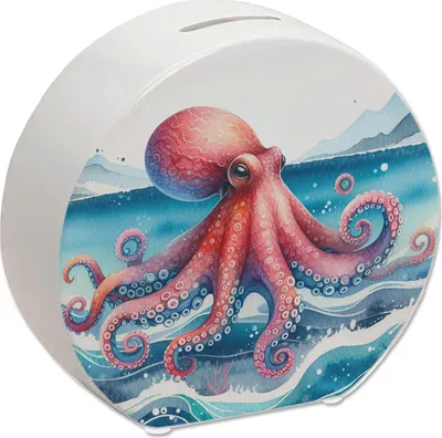 Produktbild von Kraken Aquarell Spardose