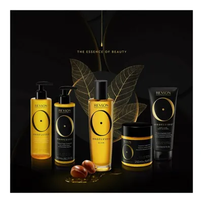 Produktbild von Revlon Orofluido Radiance Argan, Frauen, Professionelle Haarspülung, Alle Haare, Alle Farben, Entwirren, Feuchtigkeitsspendend, Reparatur, Glanz, Glättend, Weichmachend, 250 ml