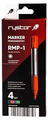 Obrázek produktu pro Permanentní fixy RYSTOR Industry, 4 ks