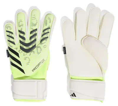 Zdjęcie produktu dla Adidas - Rękawice bramkarskie "Predator Match Fingersave" uniwersalne, męskie/damskie, model GT51805 (11) (żółty/czarny)