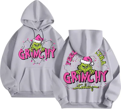 Produktbild von ASKSA Damen Herren Weihnachtspullover Lustig Weihnachtspulli 3D Druck Sweatshirt Weihnachten Pullover Rundhals Langarm Xmas Pulli,Grau,M