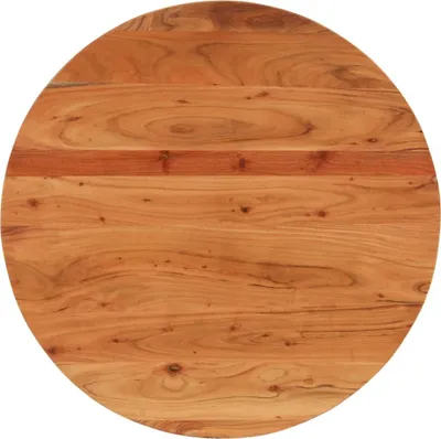 Image de vidaXL vidaXL - Plateau de table - rond - Ø - 80x2,5 - cm - massif - Bois d'acacia