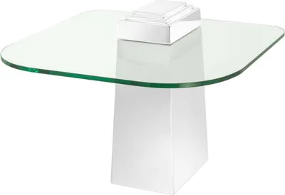 Produktbild von Casa Padrino Luxus Beistelltisch Silber 65 x 65 x H. 51 cm - Luxus Qualität