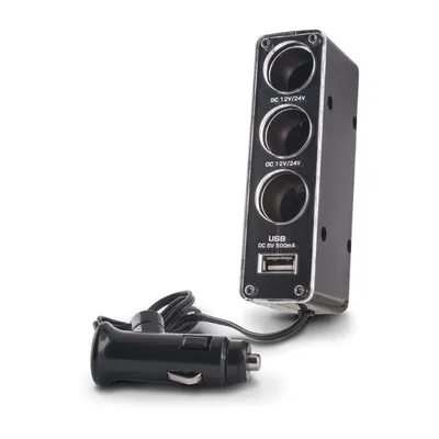 Obrázek produktu pro Nabíječka do auta 3v1 Forever s USB kabelem