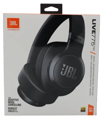 Zdjęcie produktu dla JBL Live 775NC, Przewodowy i Bezprzewodowy, Muzyka/dzień powszedni, 20 - 20000 Hz, 256 g, Słuchawki, Czarny