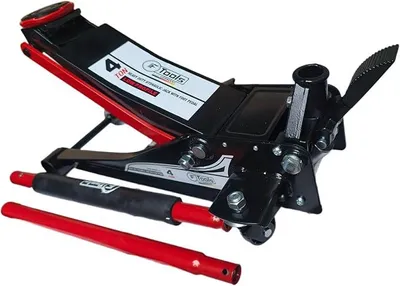 Produktbild von Wagenheber 4T Rangierwagenheber Plus Fußschnellhub extra Flach 75mm-500mm Jack 4000 kg KFZ Auto PKW Hydraulik Doppelkolben 360° Rollen Heber