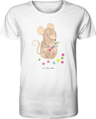 Produktbild von Mr. & Mrs. Panda Tshirt Maus Schmuck selber machen Größe M - Weiß - Geschenk, DIY, Shirt, T-Shirt, Herren-T-Shirt, Herren, mit Spruch, Basteln