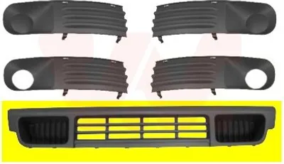Produktbild von VAN WEZEL Lüftungsgitter Grill Stoßfänger für VW Transporter V Bus (7HB, 7HJ, 7EB, 7EJ, 7EF, 7EG, 7HF, 7EC)
