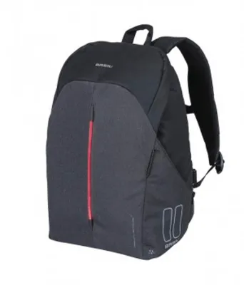 Produktbild von Basil B-Safe Commuter, Hinten, Fahrradtasche, Polyester, Schwarz, Grau, 13 l, 5 kg