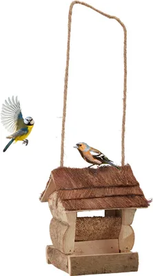 Produktbild von relaxdays Vogelfutterhaus zum Aufhängen