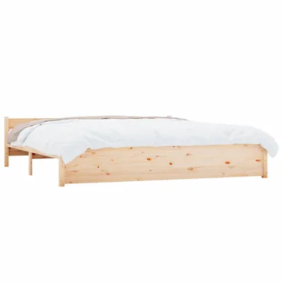 Produktbild von vidaXL Massivholzbett 180x200 cm -  Betten & Bettgestelle