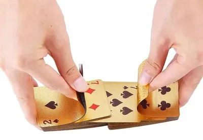 Zdjęcie produktu dla CHPN - Karty do gry - Karty - Złote karty do gry - Karty do pokera - Elegancki zestaw kart - Zestaw kart - Karty