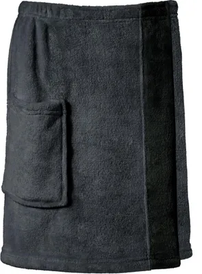 Produktbild von Happyfun Kilt kurz S/M anthrazit/schwarz Polyester Mikro-Flanell 210g/m² 48x152