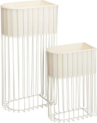 Zdjęcie produktu dla Zestaw 2 metalowych kwietników stojących SOFT FORM