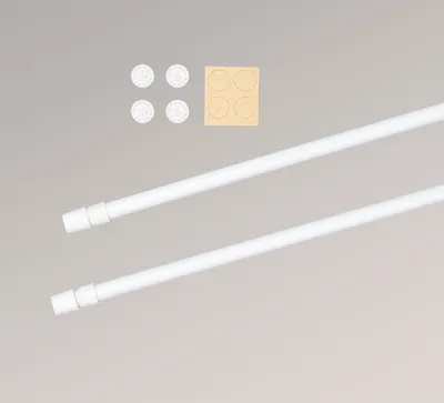 Produktbild von LYSEL®  SET Klemmstangen Smart Weiß, Länge: 60-90cm