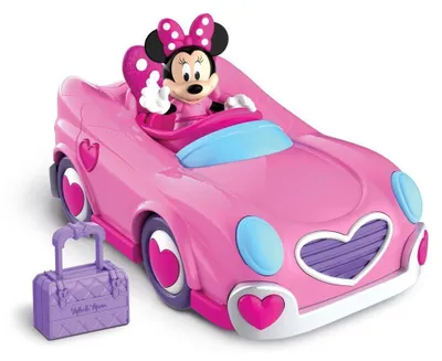 Minnie-Fahrzeug mit Figur 7,5 cm + Zubehör, ab 3 Jahren