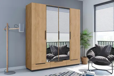 Produktbild von C3A Kleiderschrank - Craft Gold  - 203 x 61 x 215 cm
