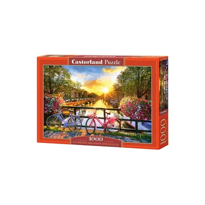 Image de Puzzle 1000 pièces Vélos à Amsterdam 104536