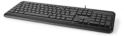 Produktbild von Nedis Kabelgebundenes Keyboard - USB-A - Multimedia - AZERTY - FR-Layout - Numerische Tastatur
