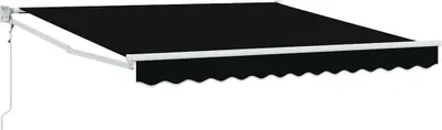 Immagine prodotto di Tenda Retrattile Nero 350 x 250 cm Tessuto
