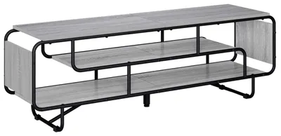 Immagine prodotto di vidaXL Supporto TV, 140 x 36 x 45 cm, legno impiallacciato effetto noce Sonoma