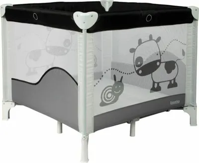 Produktbild von BAMBISOL – Zusammenklappbarer Baby-Laufstall 90 x 90 cm – Spielbereich, Tragetasche
