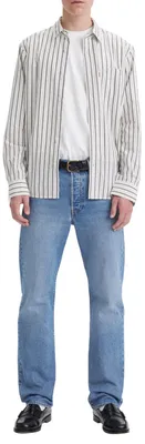 Imagen del producto de Pantalones vaqueros Levi's 501 Original para hombre, con cierre de botón, corte recto, fabricados con productos químicos