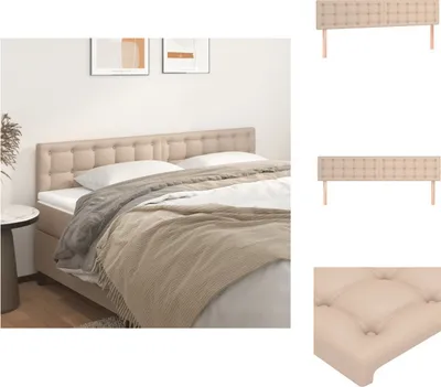 Produktbild von vidaXL Kopfteile 2 Stk. Cappuccino-Braun 100x5x78/88 cm Kunstleder -  Kopf- & Fußenden