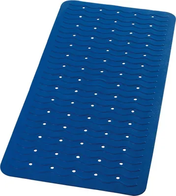 Produktbild von RIDDER Playa, Rutschfeste Badematte, Erwachsene, Blau, Polyvinylchlorid (PVC), Thermoplastisches Elastomer (TPE), Gummi, Maschinenwäsche, 30 °C