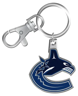 Obrázok produktu pre Inglasco – prívesok na kľúče „Vancouver Canucks“, logo, NHL PP13031 (jednotná veľkosť) (modrý)