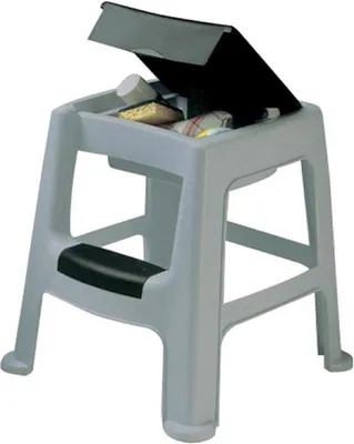 Immagine prodotto di EDA 10183 Sgabello EDA, 1 gradino, PP, grigio/nero