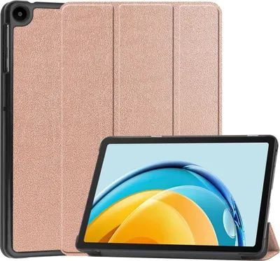 Produktbild von Schutz Hülle für Huawei Matepad SE 10.4 Smart Cover Case Tasche Etuis Bookcover, Farbe:Roségold