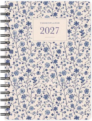 Produktbild von Kalender A5 2026, Ornamente, Wochenkalender mit Notizbereich, für Schreibtisch