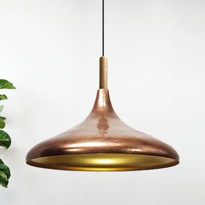 Produktbild von Pendelleuchte | Champion | 35 cm, E27, Moderne Hängelampe, Metall Kupferfarbe Lampe