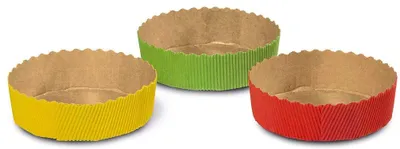 Papier-Backförmchen für Erdbeertörtchen, 6 Stück, 10 cm