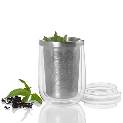 Obrázok produktu pre AdHoc AHM-TF20, Samostarný, 0,4 L, Priehľadná, Sklo, Pohár, Čaj