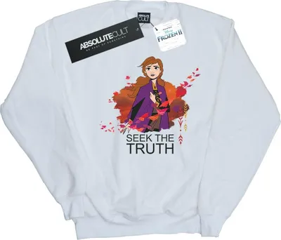 Produktbild von Disney - "Frozen 2 Seek The Truth" Sweatshirt für Damen BI18922 (XXL) (Weiß)