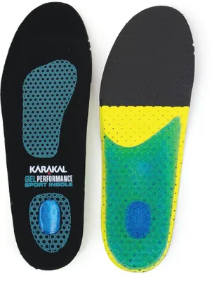Productafbeelding van KARAKAL GEL Performance sportinlegzolen, blauw/zwart, maat 46/47