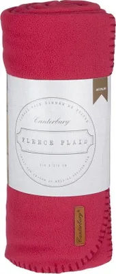 Image de Unyqoos® Canterbury, couverture polaire douillette – motif carreaux en polyester, 150 x 130 cm, anti-bouloches, couleur bordeaux, 280 g/m²