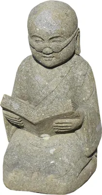 Image de Shaolin Mönch Figur Rohtak mit Buch 42 x 36 x 60 cm