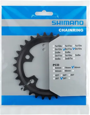 Obrázok produktu pre SHIMANO GRX FC-RX600, reťazový krúžok, čierny, SH-Y0K630000
