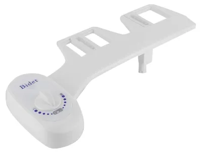 Mechanisches Toiletten-Bidet, Einzeldüse, Weiß, Druckregelung