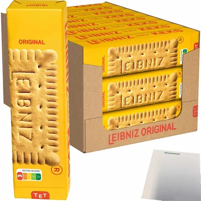 Produktbild von Original Leibniz Butterkeks VPE (24x200g Packung) + usy Block