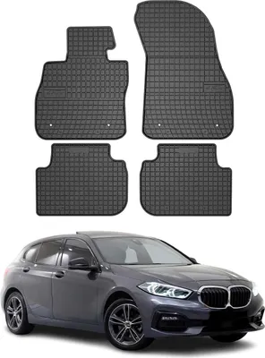 Immagine prodotto di 2019-2024 BMW Serie 1 F40 Tappetini in gomma nera 4 pz