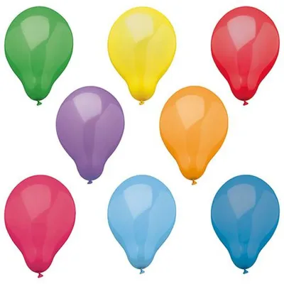 Produktbild von Luftballons Ø 25 cm farbig sortiert