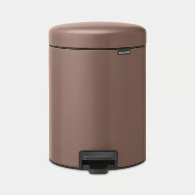 Image de BRABANTIA atkritumu tvertne ar pedāli NewIcon, 5L, Satin Taupe