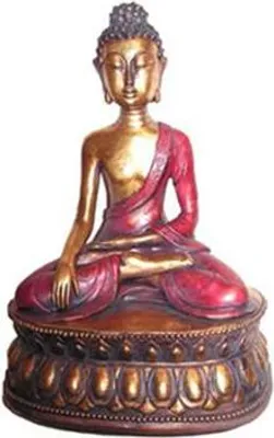 Obrázek produktu pro Dekorativní figurální socha socha 33 cm postavy sochy Buddha (B6) Religeon