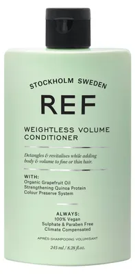 Produktbild von REF Weightless Volume, Frauen, Nicht-professionelle Haarspülung, Dünnes Haar, Dünnes Haar, Glanz, Verstärkung, 245 ml, Flasche